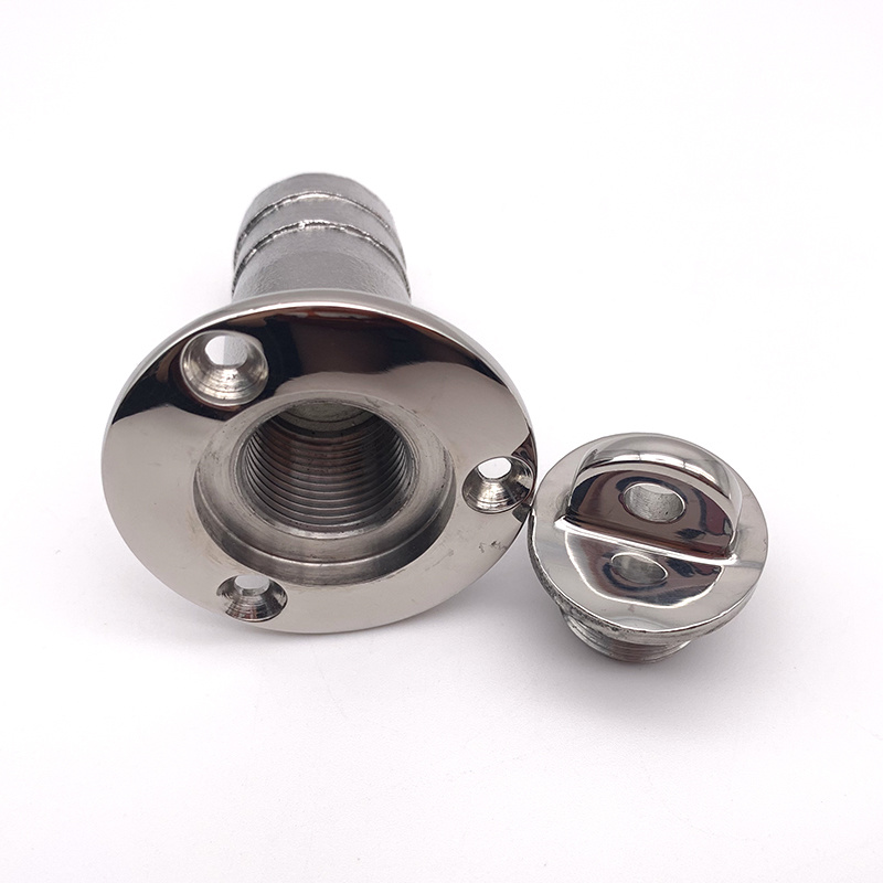 Stainless Steel 316 Drain Plug Scupper Plug Cabin Outfall Valve for Marine Accessories