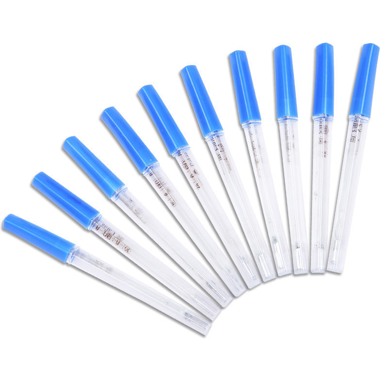 Customizable Clinical Glass Thermometer Mercury-Free Mercury Thermometer