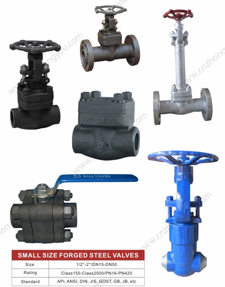 Low Temperature Lf1 Lf2 Lf3 Bolted Bonnet Forged Steel Gate Valve