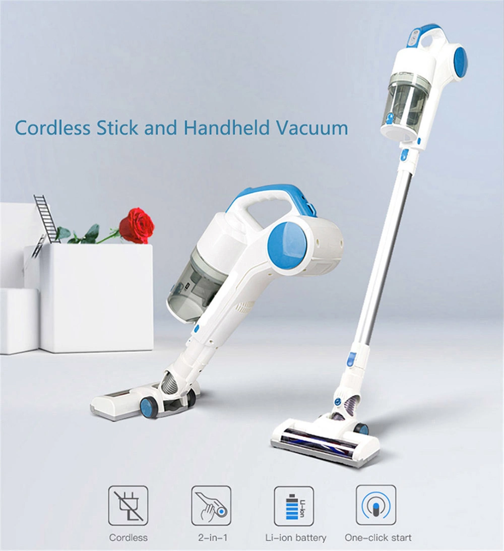 Ly1602 Cordless Hand Held Stick Cleaning Machine Home Use Car Wash Vacuum Cleaner