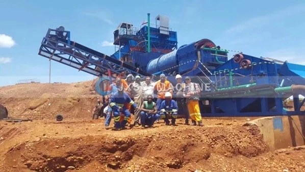 Gold Machinery Washing Gold Scrubber Washer for Placer Gold Washing Plant