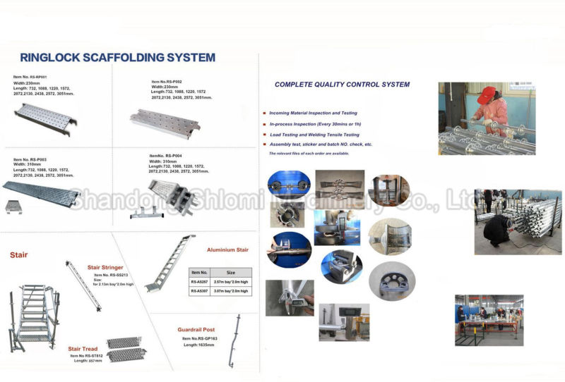 Construction Aluminium/Steel Q233 Q345 Ringlock/Layher/Layer System Scaffolding