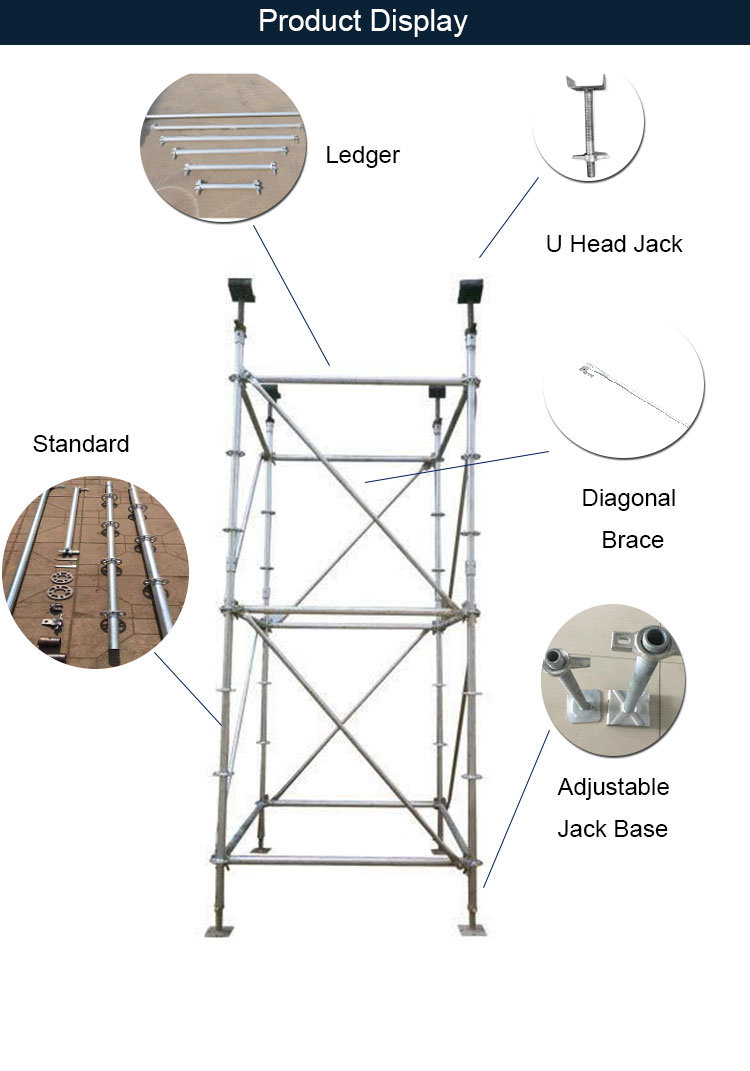 Cheap Price Hot DIP Galvanized Scaffoldings