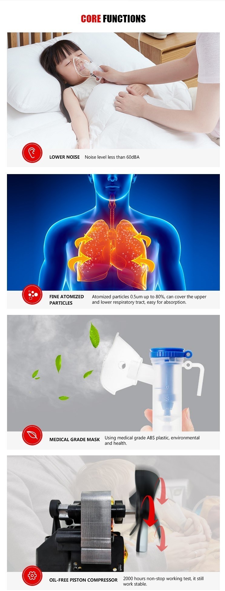 Portable Nebulizer for Inhalation Handheld Factory Price