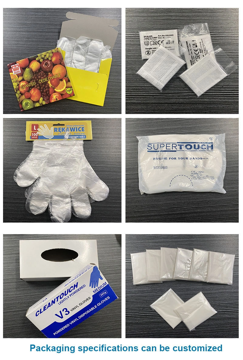 Heat Resistant HDPE Disposable Plastic Food Grade Glove