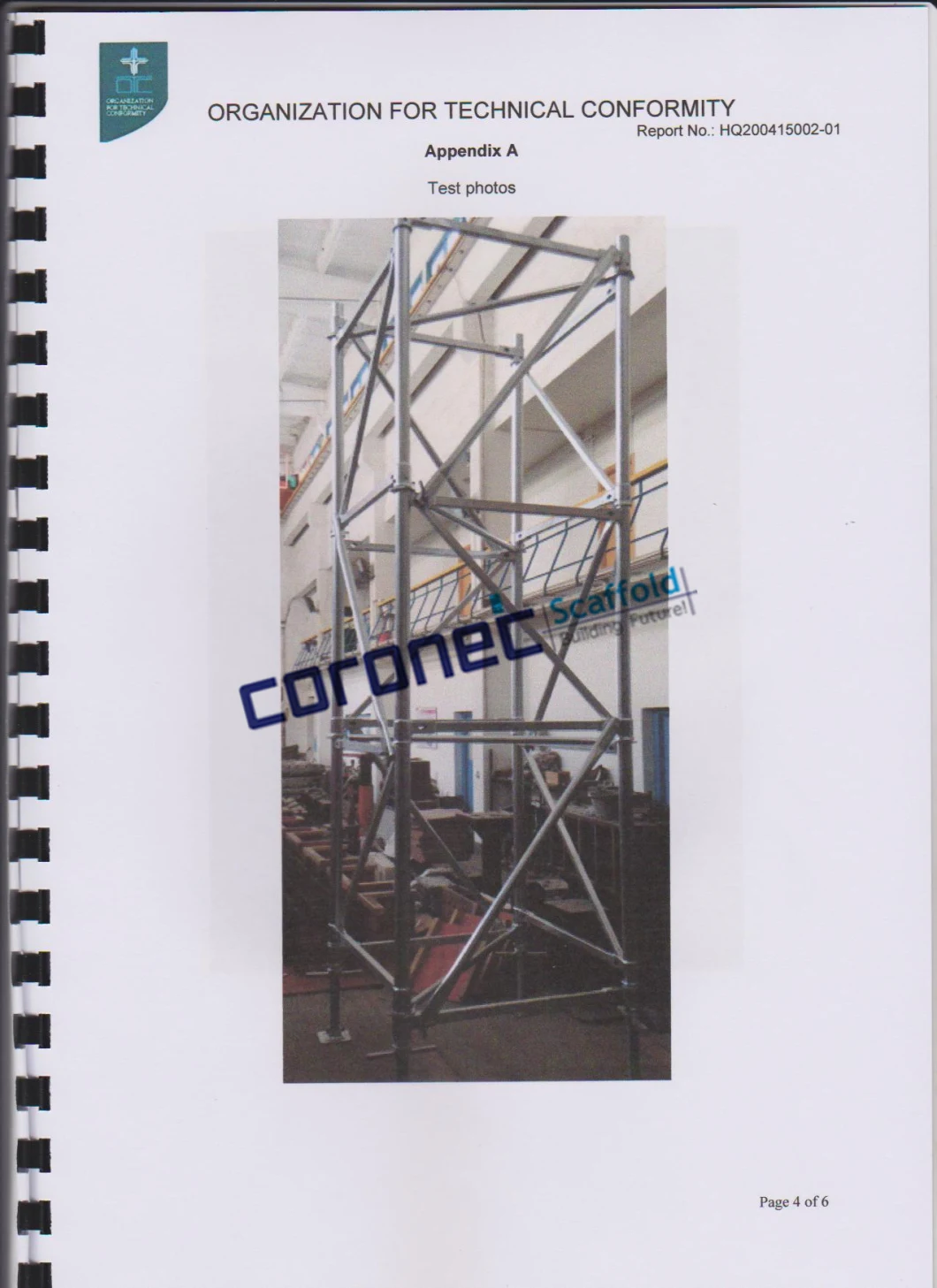 T-60 Shoring Tower Scaffold for Building Construction and Civil Engineering (T60)
