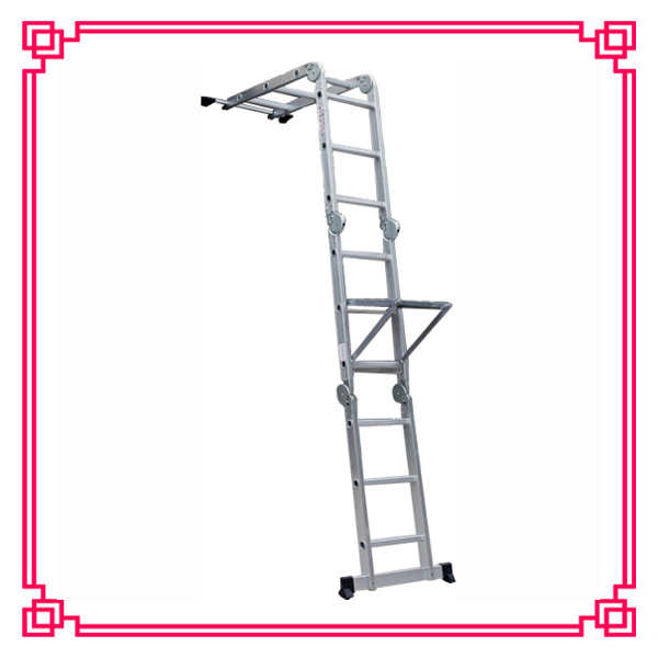 Aluminum Multi-Purpose Scaffold Ladder with Workfrom