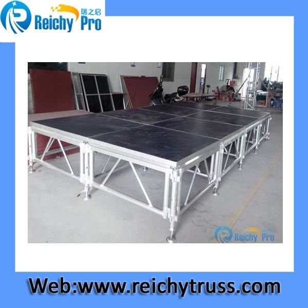 122*2.44 Aluminum Portable Stage, Outdoor Concert Stage, Used Stage for Sale