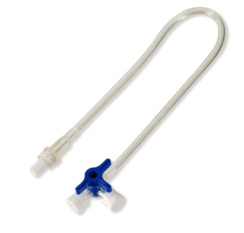 Medical 3 Way Stopcock with 20cm Tubing