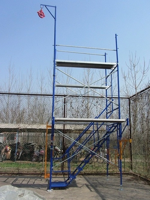Walk Thru Frame with Ladder for Scaffolding Frame System