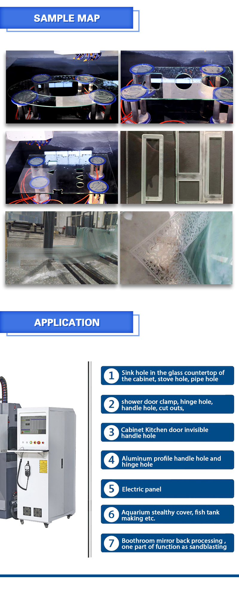 Factory Price Horizontal Glass Edging Processing Machinery