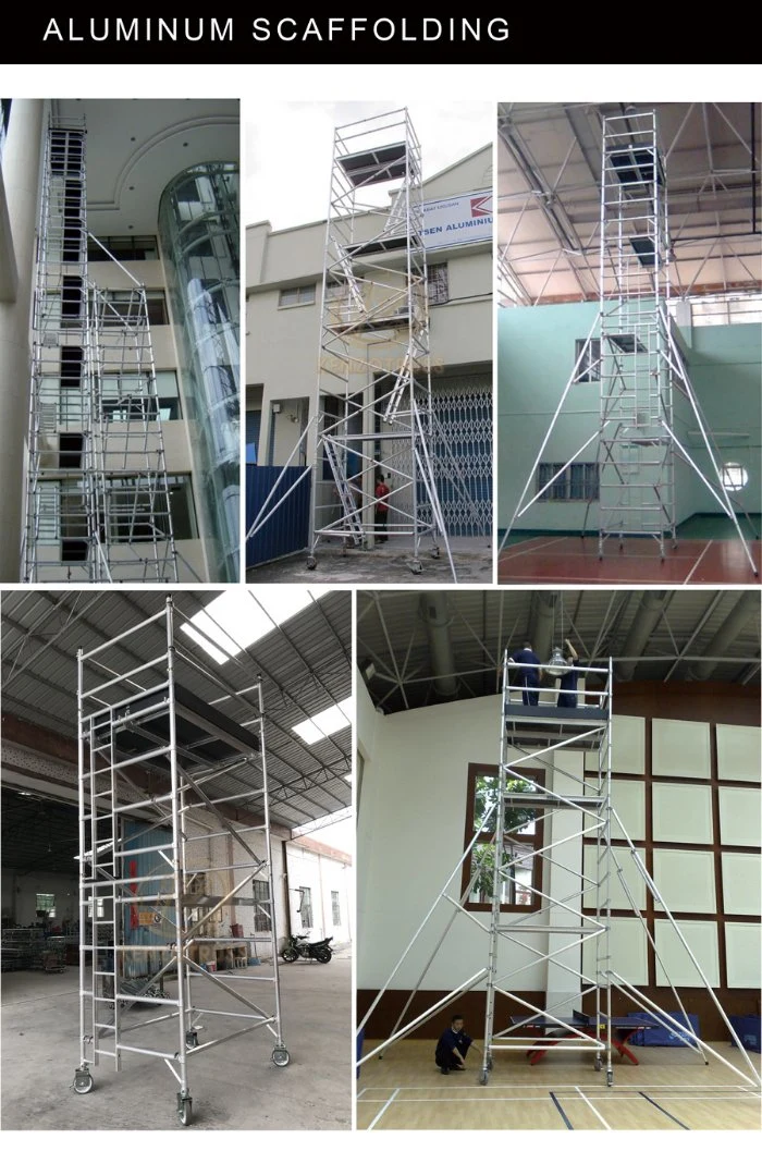 Aluminum Scaffold System Mobile Tower Scaffold for Sale