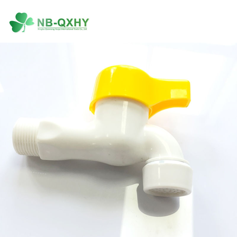 High Quality 1/2 Inch Faucet Tap PVC Threaded Tap for Basin