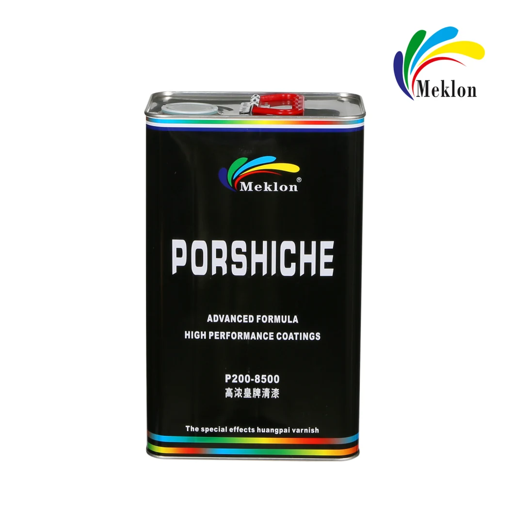 Meklon Auto Base Paint Spray Coating Porshiche 2K Paint P-203 Through Black High Blackness Paint