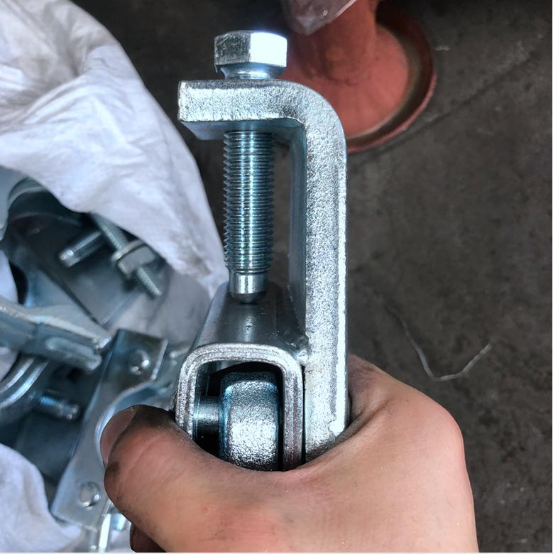 China Manufacturer Scaffold Beam Clamp Scaffolding Fitting Drop Forged Fixed Girder Coupler