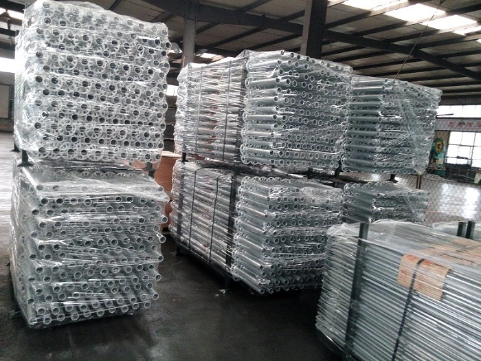 Hot Dipped Galvanized Ringlock Scaffolding Modular Scaffold Poles for Sale