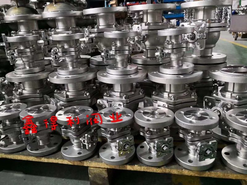 Industrial Control Valve SS316 Flanged Ball Valve for Water Treatment