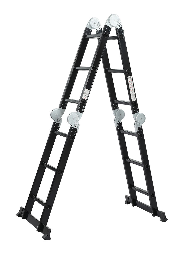 Aluminium Household Working Platform Folding Step Scaffolding Ladder En131