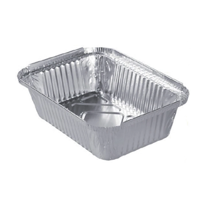 5lb Rectangular Aluminium Baking Trays Lid for Oven Disposable Aluminum Cake Tray with Lid for Cakes