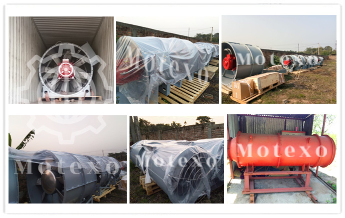 Local Ventilation Axial Type Fan for Underground Coal Mine Ventilation System