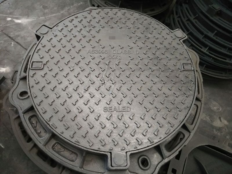 Circular Manhole Covers with Ductile Iron and Gray Iron Coasting B125 C250 D400