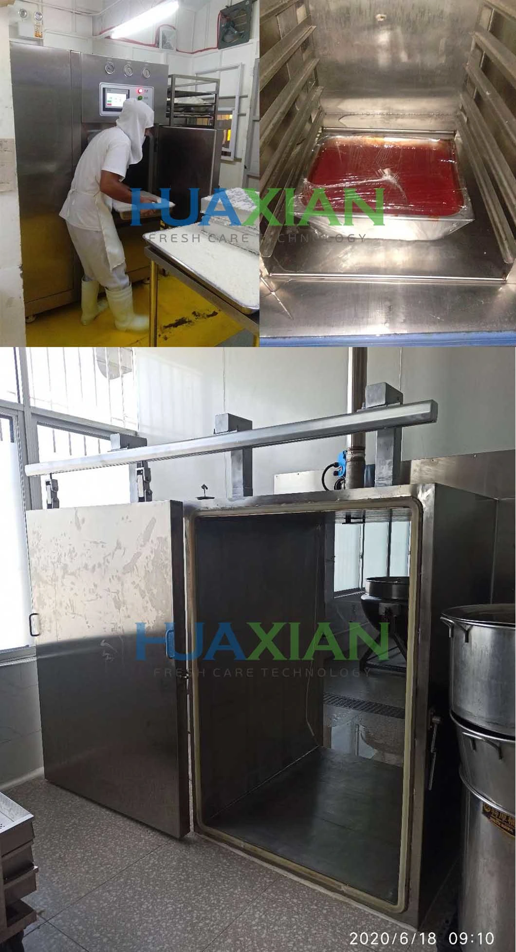 100kg Hot Prepared Food Fast Vacuum Cooling Machine Before Package, Rice Vacuum Cooler Machine