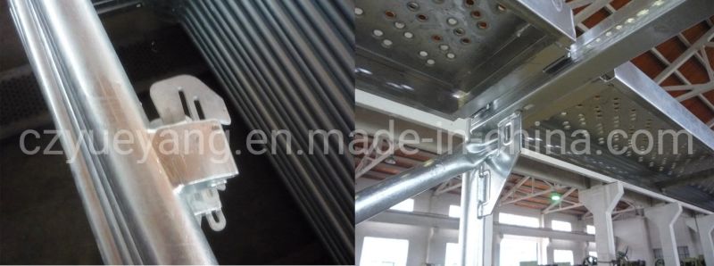Galvanized Steel Facade Scaffolding System for Construction Platform Use
