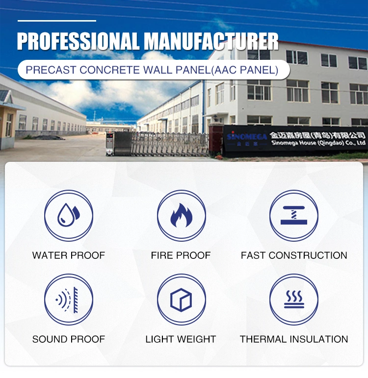 Precast Concrete Fireproof AAC Alc Bricks Building Material