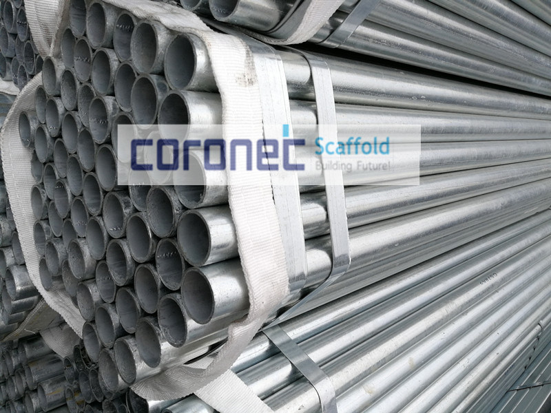 En39 Standard Scaffolding Galvanized Pipes Scaffold for Tube-Clamp Scaffolding System From China