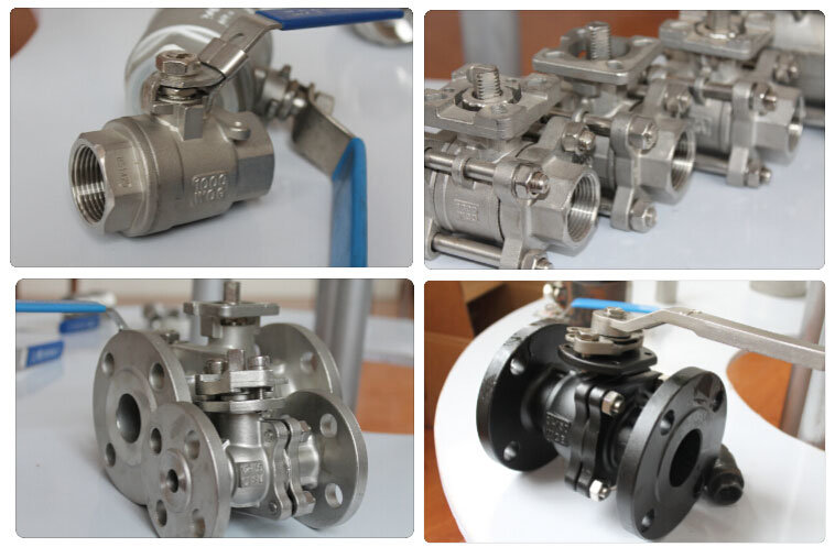 Pneumatic Actuated Stainless Steel 3PC Bw Ball Valve (Q61F)