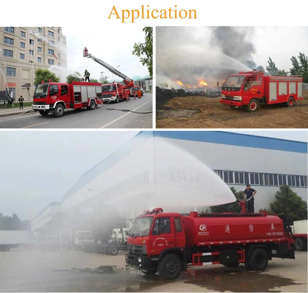 Isuzu New 4X2 7tons Water Tank Fire Truck for Fire Security Rescue 240HP Extinguisher Foam Water Tank Dry Powder Fire Truck HOWO Optional