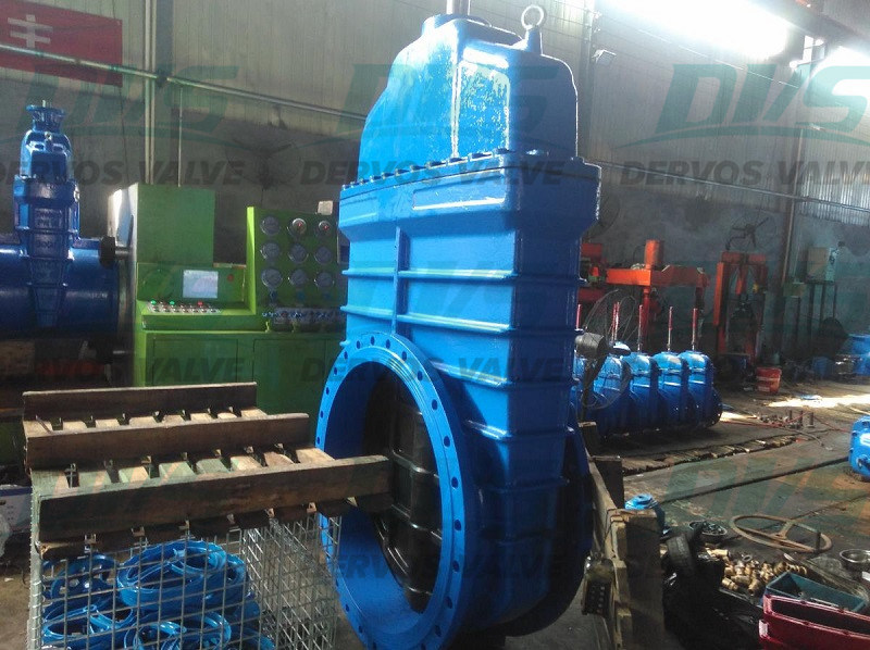 Resilient Gate Valve Gearbox RF DN1000 Pn10 Ggg50