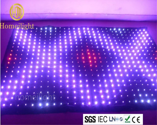 China Supplier Fireproof P10cm Flexible LED Video Curtain for Sale