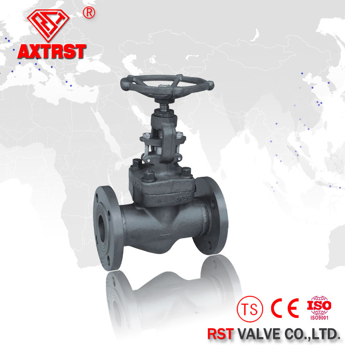 API 150lb Forged Steel RF Flange Globe Valve