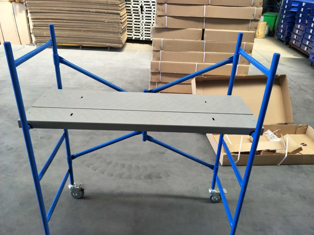 Portable Scaffolding Frame Set Mobile Rolling Scaffold with Locking Wheels