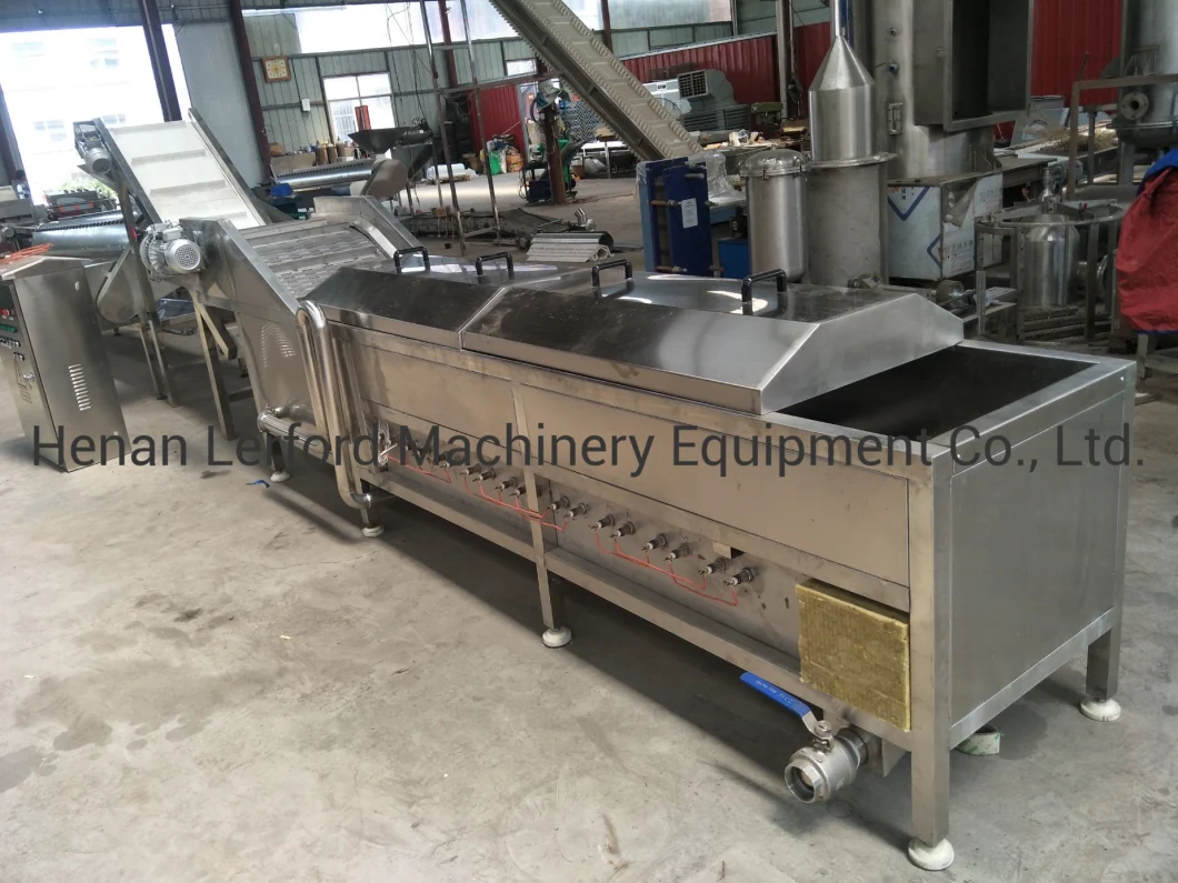 Automatic Vegetable Fruit Processing Line Fruit Vegetable Blanching Machine