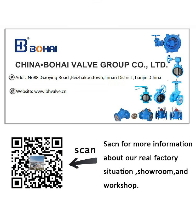 Flanged Solenoid Pneumatic Industrial Control Double Flange Butterfly Valve