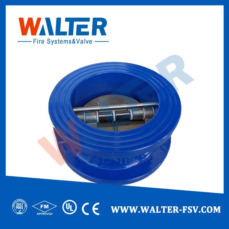 Ductile Iron Double Disc Wafer Check Valve with EPDM NBR Seat