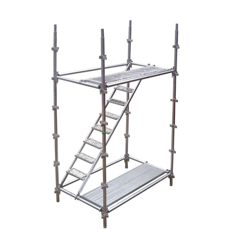 Steel Q355b Hot DIP Galvanized Layher System Scaffolding for Rent