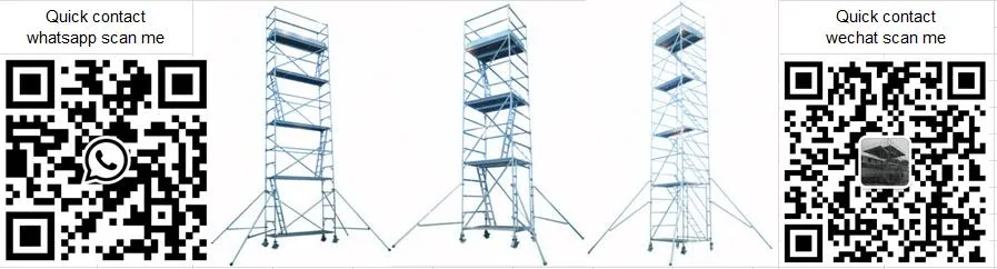 CE Passed Mobile Tower Aluminium Modular Aluminum Scaffolding Tower for Decoration