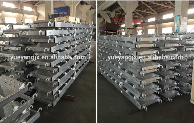 Aluminium Scaffold Stair Ladder for Construction Use