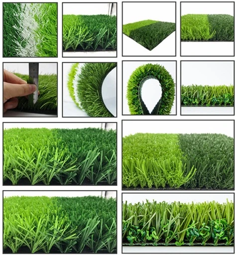 Pisotech 40mm 50mm Artificial Grass Synthetic Turf Football Grass