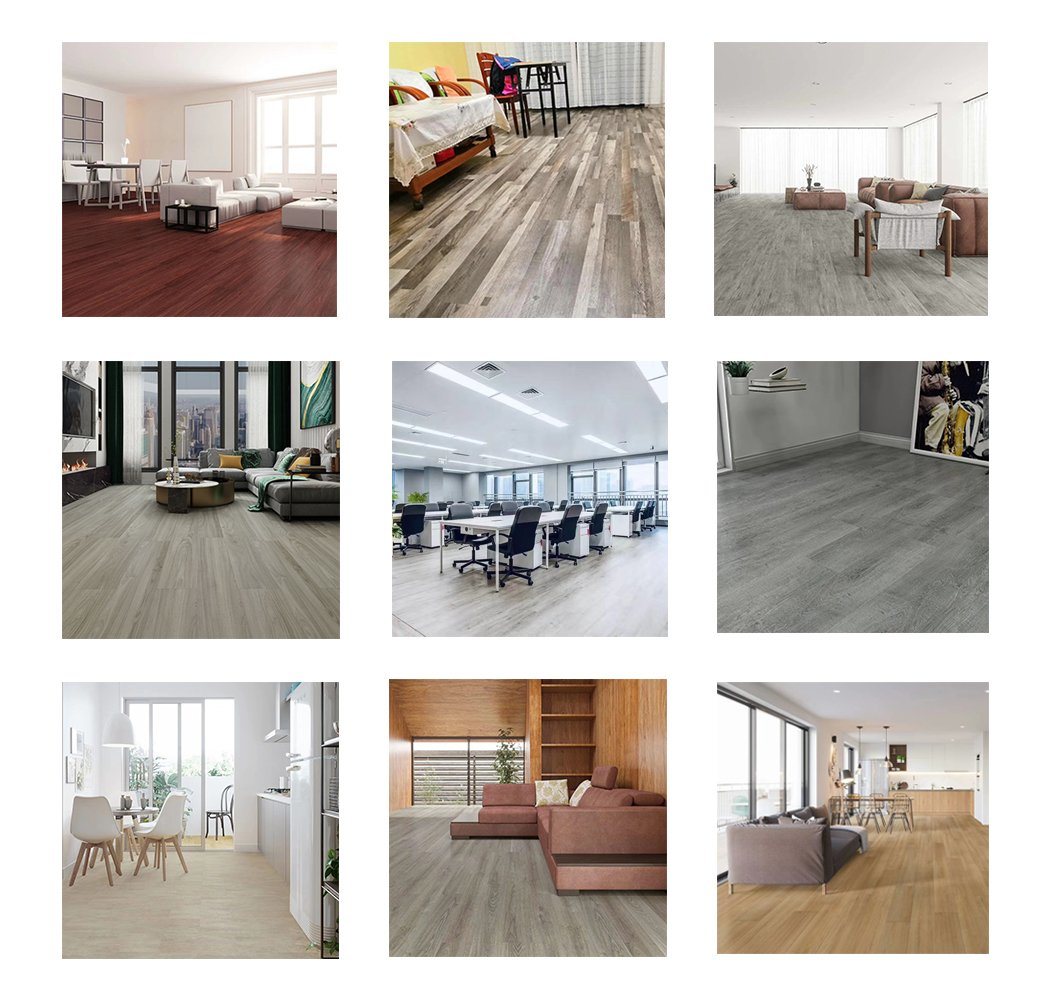 Durable Commercial Fire Resistant Carpet Tiles PVC Spc Vinyl Flooring/Floor