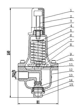 Pressure Reducing DN60 Hydraulic Control Valve