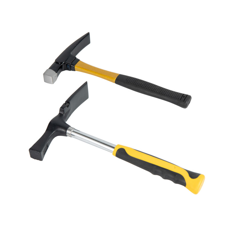 Bricklayer Hammer with Drop Forged 45#Carbon Steel Masons Hammer