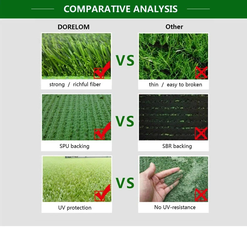 Chinese Manufacturer Natural Football Artificial Grass Lawn Turf Carpet for Soccer Fields Synthetic Grass