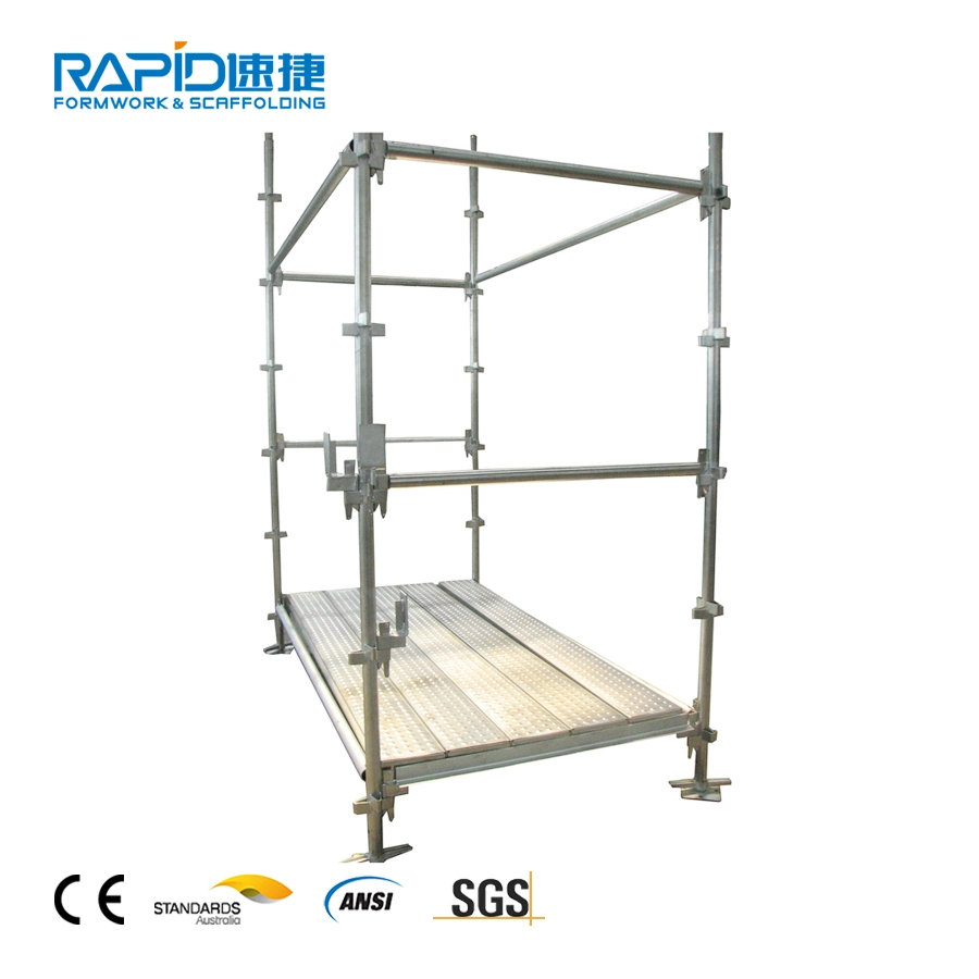HDG Galvanized Scaffold Quick Stage Construction Quickstage Steel Formwork Kwikstage Scaffolding for Engineering