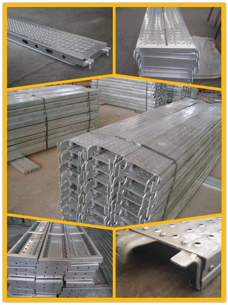Galvanized Metal Scaffold Plank with Hook