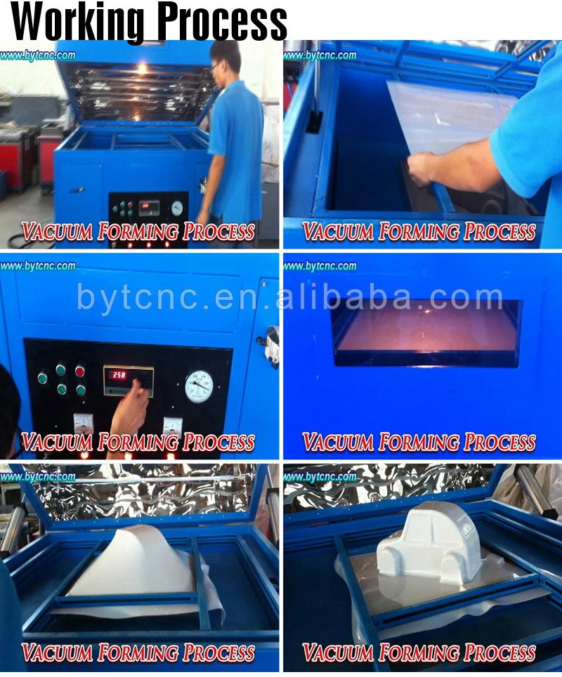 Acrylic Plastic Vacuum Forming Machine for PVC Wood Veneer