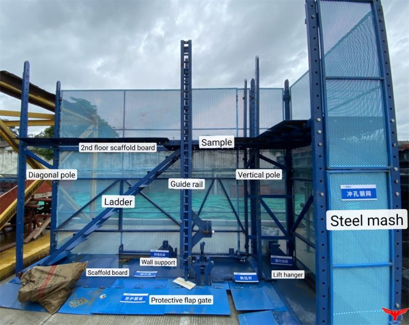 New Type High-Efficiency Full Steel Construction Self Climbing Scaffold